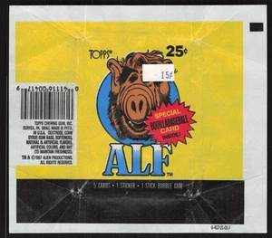 1987 Topps ALF Series 1 Opened Wax Pack Wrapper CC128 - Picture 1 of 2