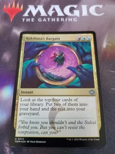 Mtg. Rakshasas Schnäppchen. Folie. Tarkir: Dragonstorm. Packfrisch - Bild 1 von 1