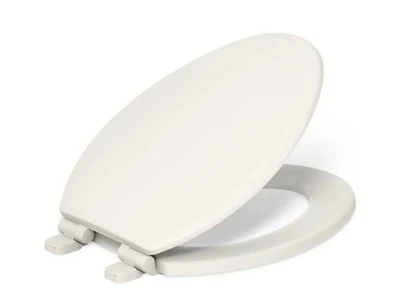 Asiento de inodoro de madera moldeada alargada Kohler K-20454-96 Ridgewood "galleta" *LEER* Foto 1 de 4