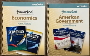 Abeka  Homeschool Economics and American Government Video Manuals - Picture 1 of 1