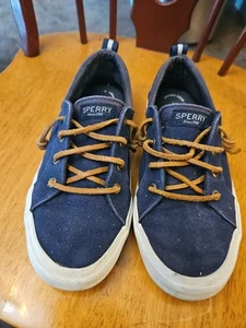 Zapatos Topsider Sperry para Mujer STS85104 Talla 7.5 Azul Marino Lona - Imagen 1 de 6