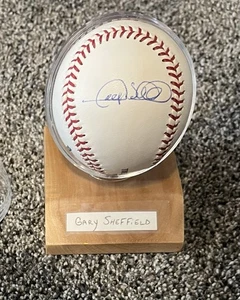 Gary Sheffield Auto Signed MLB Baseball - 100% Authentic - Picture 1 of 2