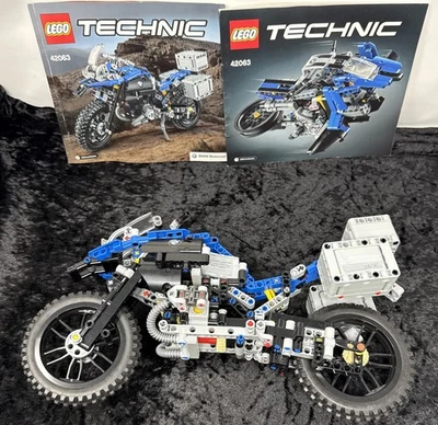 S127 Lego Technic BMW 42063 R1200 GS Adventure OVP Anleitung Zusammengebaut - Bild 1 von 4