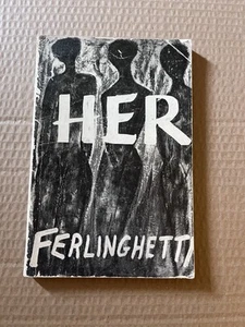 HER by Lawrence Ferlinghetti vintage 1960 New Directions paperback BEAT POETRY - Imagen 1 de 3