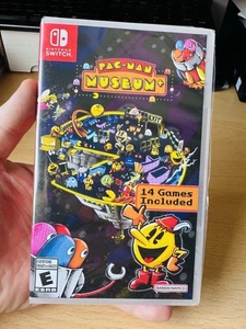 BRAND NEW PAC-MAN MUSEUM+ NINTENDO SWITCH REGION FREE 14 GAMES BANDAI NAMCO - Picture 1 of 2