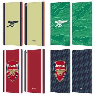 OFFICIAL ARSENAL FC 2021/22 CREST KIT LEATHER BOOK WALLET CASE FOR AMAZON FIRE - Image 1 of 4