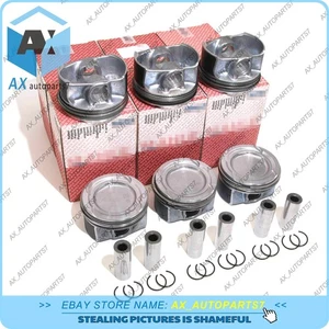 6x MAHLE Pistons Rings Set Φ83mm For Mercedes-Benz AMG S500 W222 W167 M256 3.0 - Picture 1 of 6