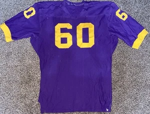 Vintage 60s Rawlings Men’s Minnesota Vikings #60 Football Old Jersey Size Large - Bild 1 von 6