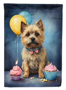 Cairn Terrier Happy Birthday Flag Garden Size DAC8018GF - Picture 1 of 3