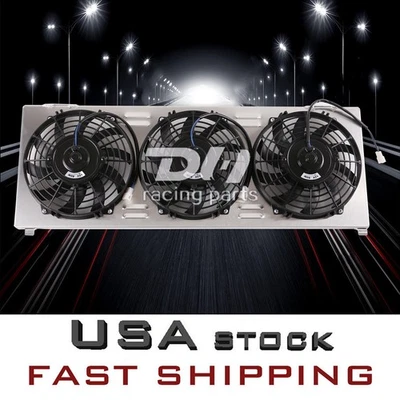 Cubierta de aluminio + ventilador de 9" para Jeep Cherokee/Comanche/Wagoneer 2,1 L-4,1 L 1991-01 #1193 Foto 1 de 4