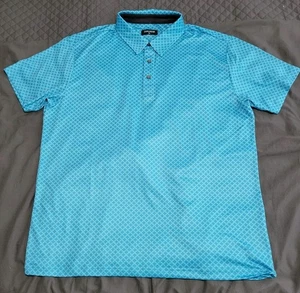 Druids Golf Polo Shirt 2XL XXL pattern with stretch - Picture 1 of 7