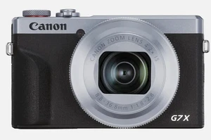 Canon PowerShot G7 X Mark III 20.1MP Kompaktkamera - Silber NEU/OVP - Bild 1 von 5