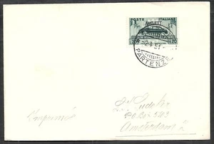1951 TRIESTE A FDC SALONE DELL'AUTO - NO TIMBRO DI ARRIVO - Picture 1 of 1
