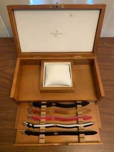 Authentic Pequignet Sorella Assorted Watch Straps With Buckle And Storage Box - Picture 1 of 9