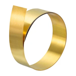Brass Sheet Roll Metal Foil Plate 1000mm x 25mm x 0.5mm - Picture 1 of 5