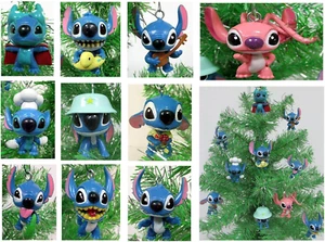 Stitch Ornament Set Featuring Stitch and Angel (Unique Shaterproof Design) - Picture 1 of 9
