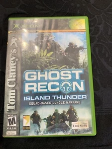 Tom Clancy's Ghost Recon: Island Thunder (Microsoft Xbox, 2003) With Manual - Picture 1 of 4
