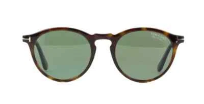 Gafas de sol polarizadas Tom Ford AURELE Dark Havana/Verde FT0904 52R 52-19-145 Foto 1 de 4