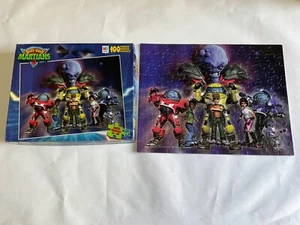 Complete ! Butt-Ugly Martians *100 Piece* Puzzle Alien War Battle Cartoon Robot - Picture 1 of 13