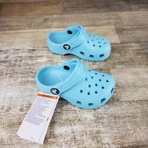 Crocs Classic Toddler Clogs Sz 7 C7 Casual Comfort Arctic Round Toe Slip-On - Picture 1 of 8