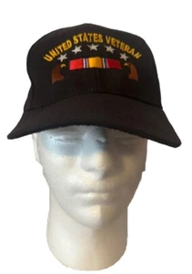 Gorra de cinta bordada para veteranos de Estados Unidos - Imagen 1 de 4