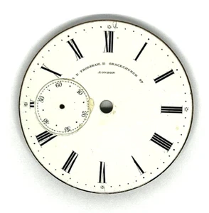 Unusual Frodsham Pocket Watch Dial 14S with seconds dial at 9:oo #772 - Picture 1 of 5