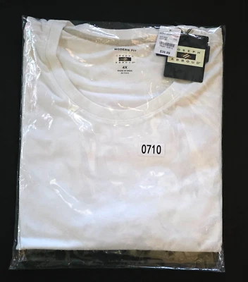 Camiseta Para Hombre Joseph Abboud Calce Moderno Cuello Redondo Diseñador Alta Calidad 4XL Foto 1 de 3