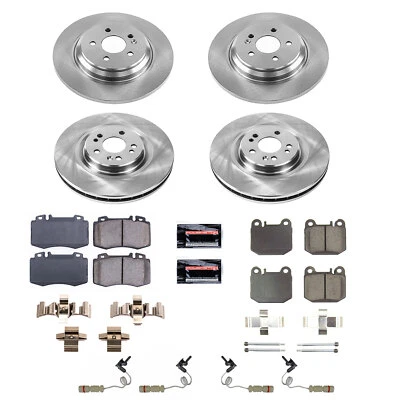 Kit de frenos de disco PowerStop - Delantero y trasero - Se adapta a Mercedes Benz ML430 2000-2001, Foto 1 de 4