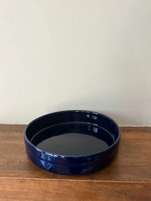 Plato grande para servir vintage Pfaltzgraff azul cobalto Foto 1 de 4