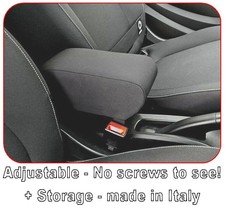 Mittelarmlehne NEW SMART FORTWO FORFOUR EQ Stoff schwarz -Montage ohne Schrauben