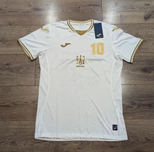 RARE MUDRYK 10 JOMA UKRAINE NATIONAL TEAM Official 3rd JERSEY Sz M Chelsea Shirt - Picture 1 of 12