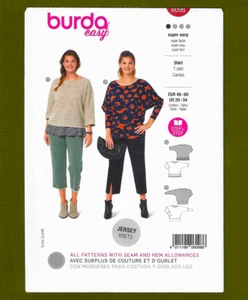 Women's Loose Fit Pullover Top or Tunic Sewing Pattern (Sizes 20-34) Burda 6098 - Picture 1 of 3