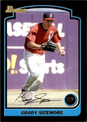 2003 BOWMAN DRAFT PICKS & PROSPECTS - #BDP157 GRADY SIZEMORE CLEVELAND INDIANS - Image 1 of 2