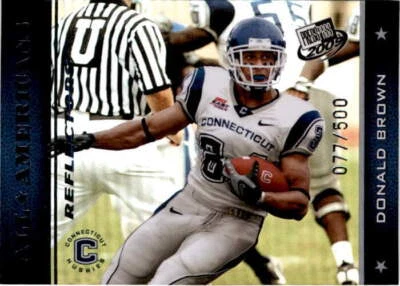 2009 Press Pass #78 Donald Brown Reflectors #/500 - Image 1 of 2