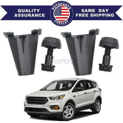 2X Soporte de parachoques de goma para capó para Ford C-Max Escape 2013-19 Foto 1 de 4