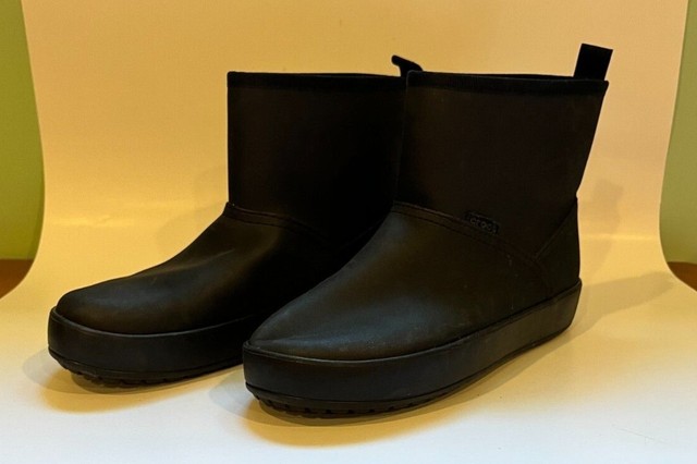 mejores ofertas en Crocs negro bajo (1-1.9 pulgadas) altura del tacón botas mujeres | eBay