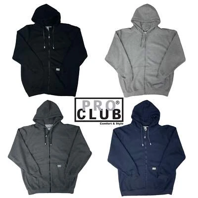 Pro Club Men's Heavyweight Full Zip Fleece Hoodie - Image 1 of 4