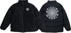 Spitfire Wheels Classic 87 Swirl Black Puff Jacket - Picture 1 of 1