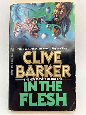In the Flesh by Clive Barker Pocket Paperback 1988 Horror Foto 1 de 4