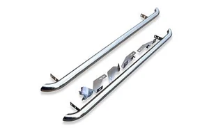 Side Bars + White LEDs For Suzuki SX4 S-Cross 2013 - 2021 Chrome Stainless Steel - Picture 1 of 10