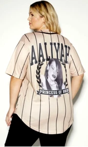 Camiseta deportiva gráfica Aaliyah 1979 Princess of R&B adulto 2X - Imagen 1 de 10