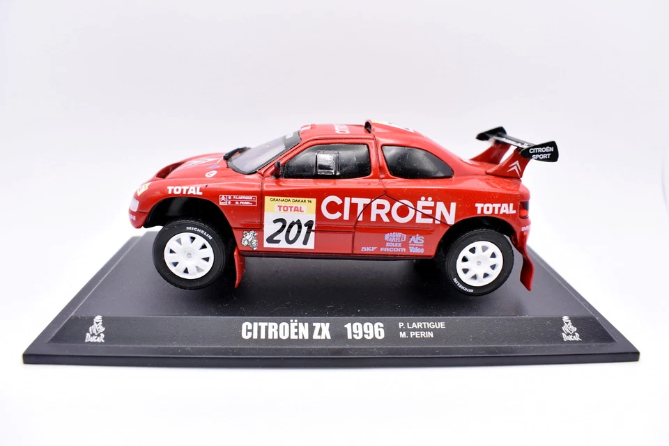 Modellino auto rally scala 1:43 Citroen ZX diecast modellismo statico collezione - Immagine 1 di 3