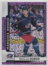 PIERRE-LUC DUBOIS 2017-18 O-Pee-Chee Platinum Violet Pixels Rookie RC #170