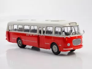 Bus magazine series (Modimio) No. 35 with model of Skoda-706 RTO bus /red-white/ - Picture 1 of 6