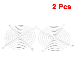 2 Pcs Metal Wire Finger Guard Protect Grill for 120mm Computer PC Cooling Fan - Picture 1 of 1