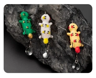 Señuelo de pesca suave de agua con tapa de rana 5 piezas cebo cebo flotante 4,6 cm/5,2 g Foto 1 de 4