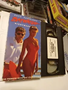 Baywatch Nightmare Bay VHS David Hasselhoff 1994 Avid Home Entertainment - Picture 1 of 5