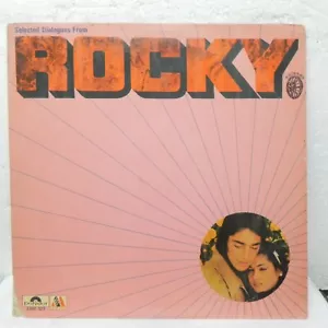 Rocky Dialogues LP Vinyl Record Bollywood R D Burman 1981 Hindi Film Indian EX - Picture 1 of 7