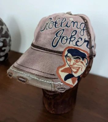 De colección True Religion Hombres Bordado Rolling Jokers Gorra de Béisbol Moto Militar Gorra Foto 1 de 4