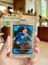 2018 Panini Eminence Soccer Roberto Baggio Gilded Graphs 1/1 Auto On Card Italy